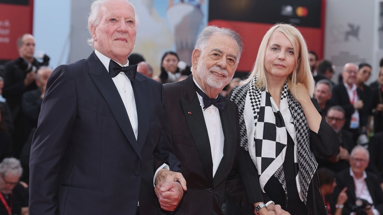 francis ford coppola at first red carpet since heart procedure gets round of applause from photographers 68af460c938d0