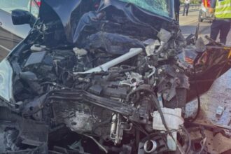 planul rosu de interventie activat pe a1 dupa un accident grav intre doua autoturisme cinci victime printre care un copil 68b3332830127