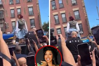 cardi b twerks on top of car while fans swarm pop up event 68c5f3a043318