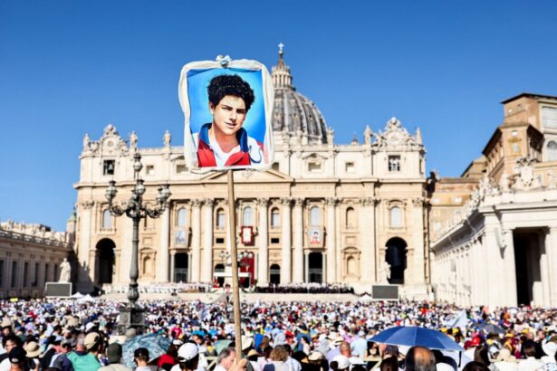 carlo acutis gods influencer who died aged 15 declared a saint by pope leo 68bd681879b42