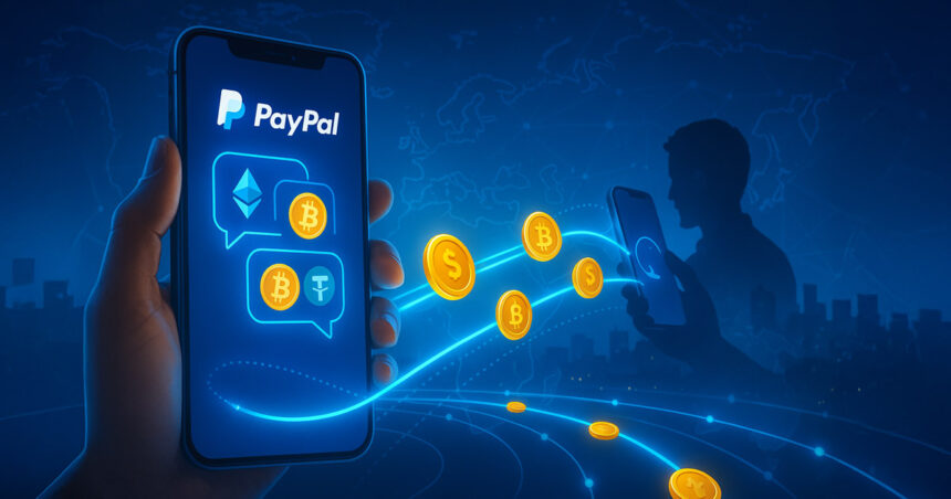 paypal unveils service turning text messages into crypto friendly payment links 68c96956e2584