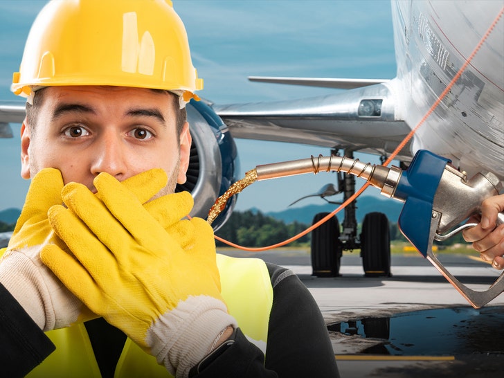airport worker appears to lose control of refueling hose watch the disaster 68ecf9ceb1629
