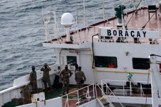 captain of oil tanker linked to russias shadow fleet to face trial in france 68df7aff27649