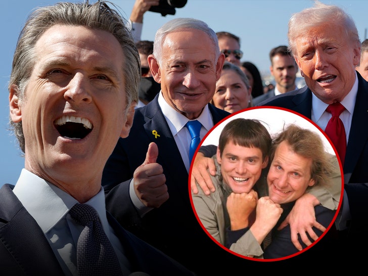 gavin newsom compares trump netanyahu to dumb and dumber characters 68ee48f6ed3c7